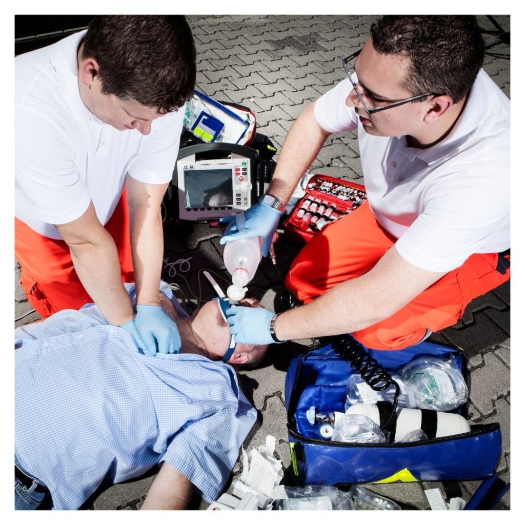 medical professionals providing emergency care