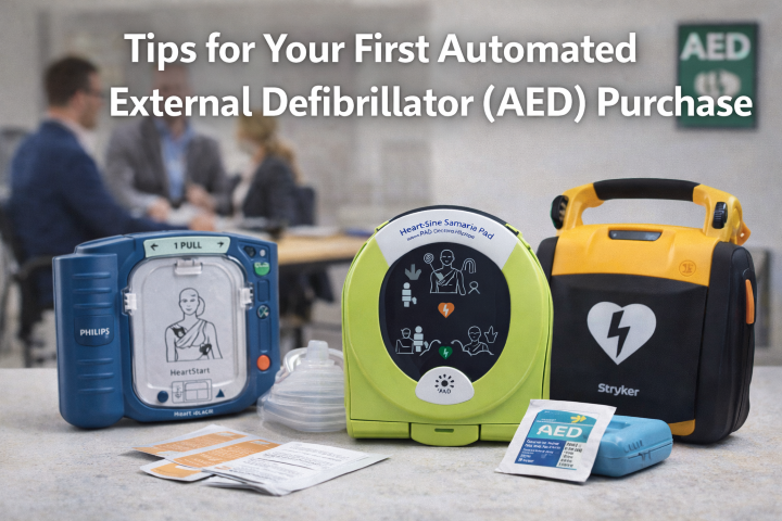An AED will assist you to save the life of a heart attack victim – but only if you have one readily available and have been trained in its use. So do some legwork now and save a life in the future.