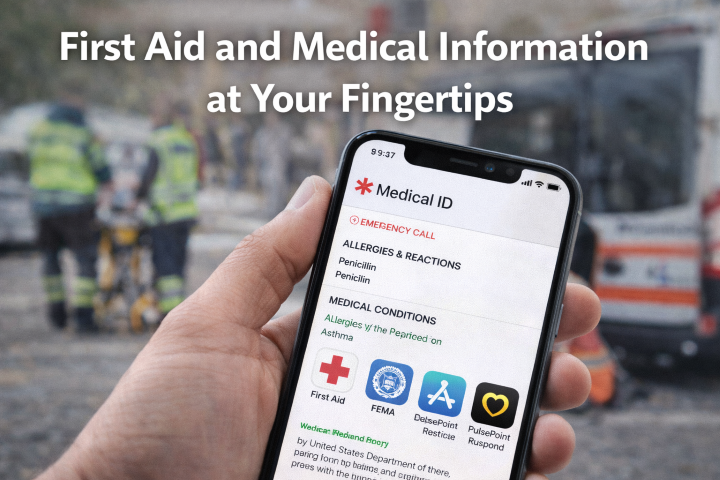 first aid and CPR applications and programs are also being developed. These applications provide step-by-step instructions