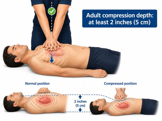 cpr how deep should you compress illustration 