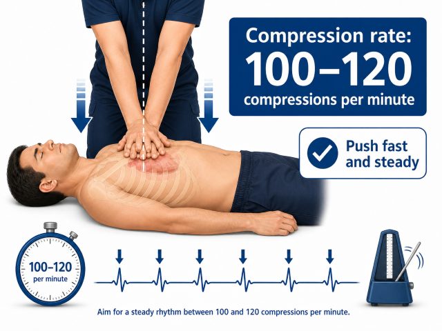 cpr how fast should compressions be illustration 