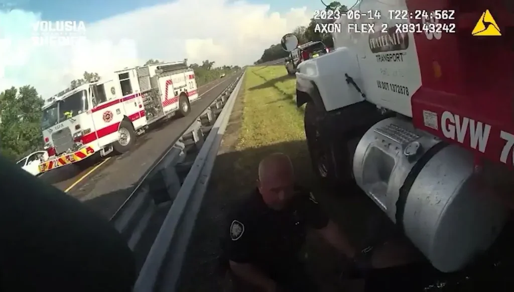 Florida Deputy Uses CPR to Save a Truck Driver’s Life